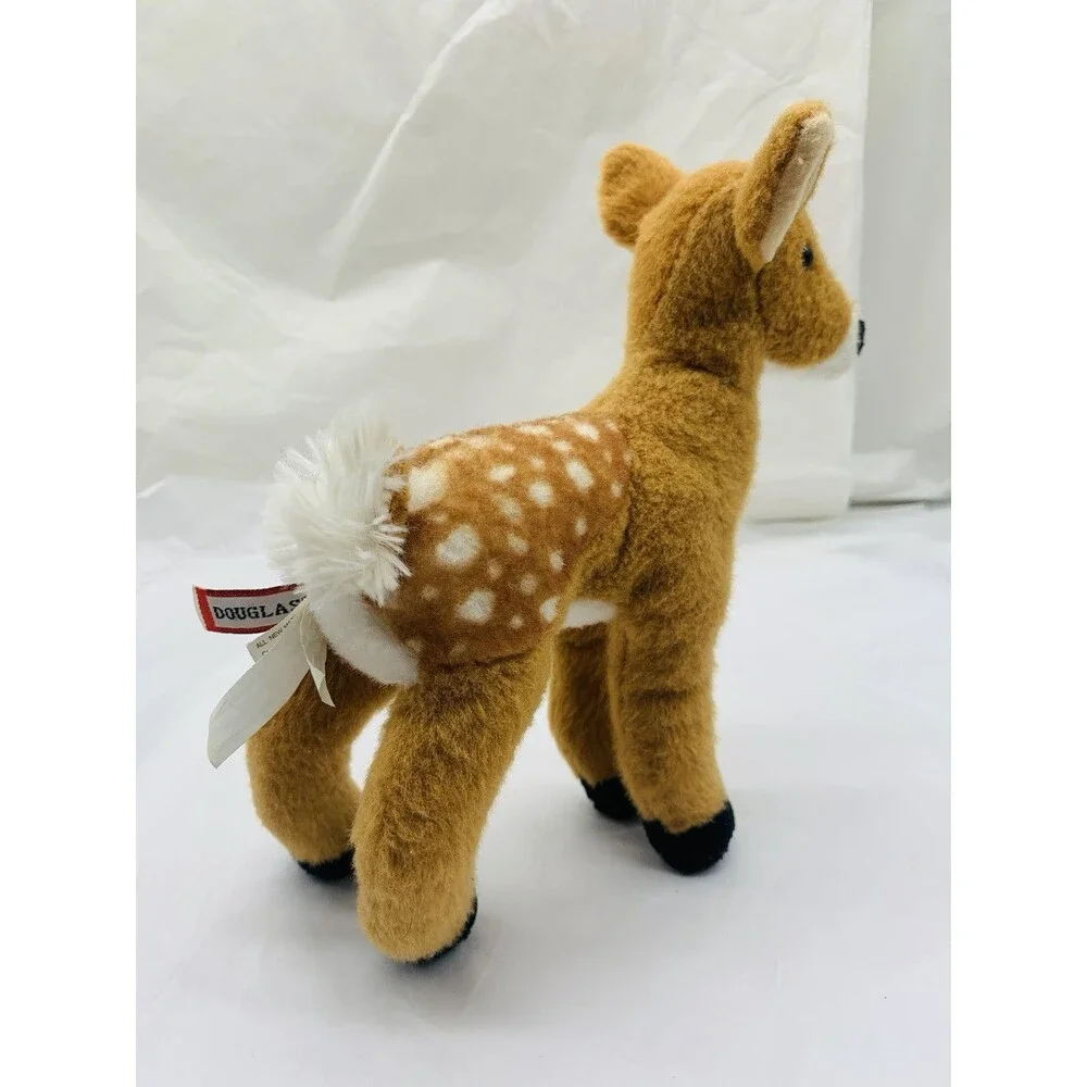 Douglas Cuddle Toys Glory Deer Fawn Stuffed Animal White Tail 7” Toy